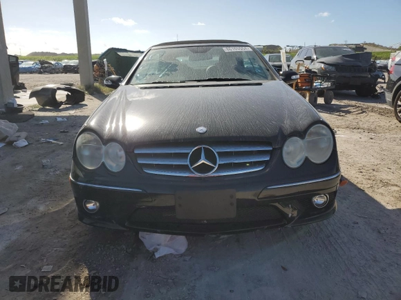 2009 Mercedes-Benz CLK-Class 3.5L with VIN WDBTK56F19F263557, listed as a Copart auction lot 86165554 with 0 mi miles and Clean Title. Bid and sale history available at carsss.com. Image 5.