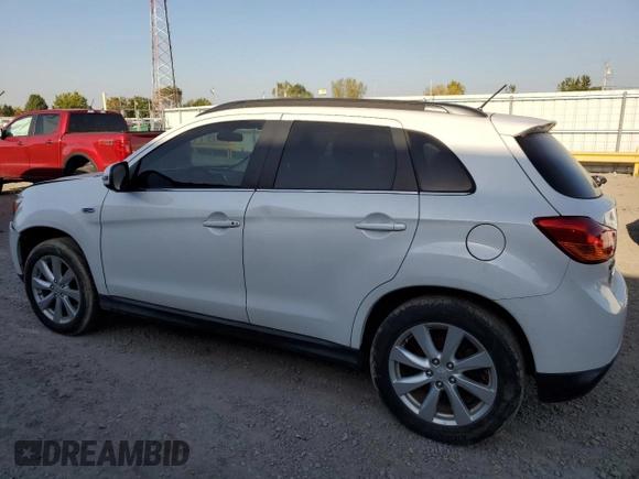 2015 Mitsubishi Outlander Sport 2.4 GT with VIN 4A4AR4AW4FE060744, listed as a Copart auction lot 75281224 with 116,975 mi miles and Clean Title. Bid and sale history available at carsss.com. Image 2.