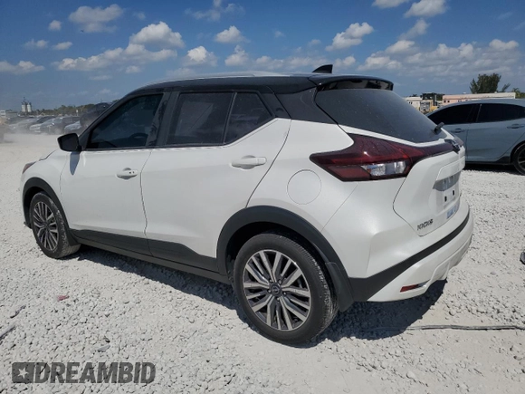 2023 Nissan Kicks SV with VIN 3N1CP5CV7PL526381, listed as a Copart auction lot 48503015 with 14,808 mi miles and Salvage Title. Bid and sale history available at DreamBid. Image 2.