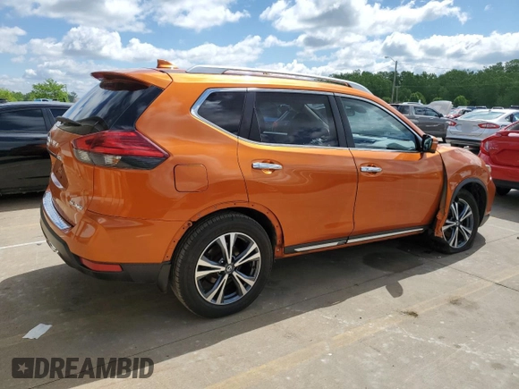2017 Nissan Rogue SL с VIN JN8AT2MV1HW014354, выставлен на аукционе Copart как лот 55748095 с пробегом 105 631 миль миль и Списание • Salvage title. История ставок и продаж доступна на DreamBid. Изображение 3.