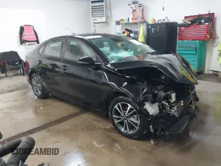 2024 Kia Forte LXS with VIN 3KPF24AD6RE749967, listed as a IAAI auction lot 41585989 with 16,635 mi miles. Bid and sale history available at carsss.com. Image 1.