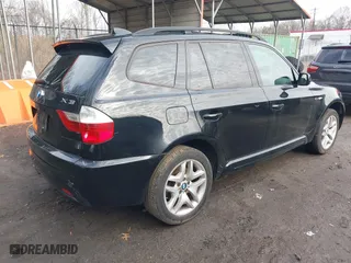 2007 BMW X3 3.0si with VIN WBXPC93477WF19746, listed as a IAAI auction lot 41485294 with 134,345 mi miles. Bid and sale history available at carsss.com. Image 4.