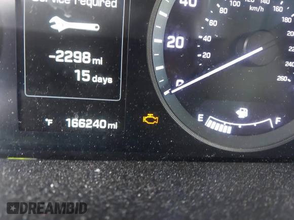 2015 Hyundai Sonata Limited with VIN 5NPE34AF3FH048224, listed as a IAAI auction lot 41857219 with 166,240 mi miles and . Bid and sale history available at carsss.com. Image 7.