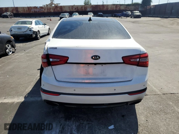 2014 Kia Cadenza Premium with VIN KNALN4D73E5155095, listed as a Copart auction lot 72916254 with 108,262 mi miles and Salvage Title. Bid and sale history available at carsss.com. Image 6.