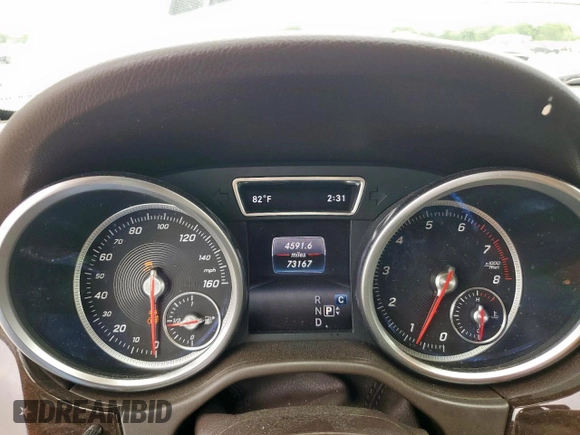 2017 Mercedes-Benz GLE 350 with VIN 4JGDA5JB1HA864178, listed as a Copart auction lot 53713285 with 73,167 mi miles and Salvage title. Bid and sale history available at DreamBid. Image 9.