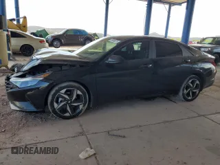2023 Hyundai Elantra SEL z VIN KMHLS4AGXPU446116, wystawiony jako Copart lot #55058075 z przebiegiem 46 529 mil mil oraz Szkoda całkowita • Salvage title. Historia ofert i sprzedaży dostępna na DreamBid. Obrazek 1.