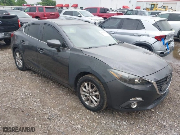 2015 Mazda Mazda3 i Touring with VIN 3MZBM1V72FM212765, listed as a IAAI auction lot 41934513 with 176,629 mi miles. Bid and sale history available at carsss.com. Image 1.