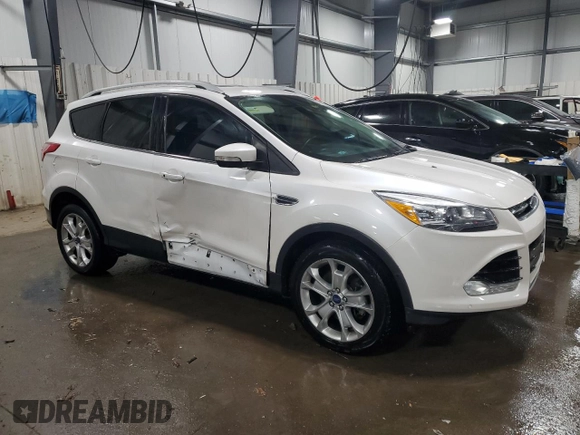 2016 Ford Escape Titanium with VIN 1FMCU9J99GUB20719, listed as a Copart auction lot 46063015 with 85,887 mi miles and Salvage Title. Bid and sale history available at carsss.com. Image 4.