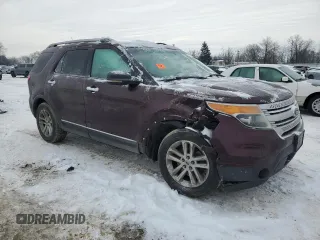 2011 Ford Explorer XLT with VIN 1FMHK7D83BGA41895, listed as a Copart auction lot 87130434 with Not Provided miles and Salvage Title. Bid and sale history available at carsss.com. Image 4.