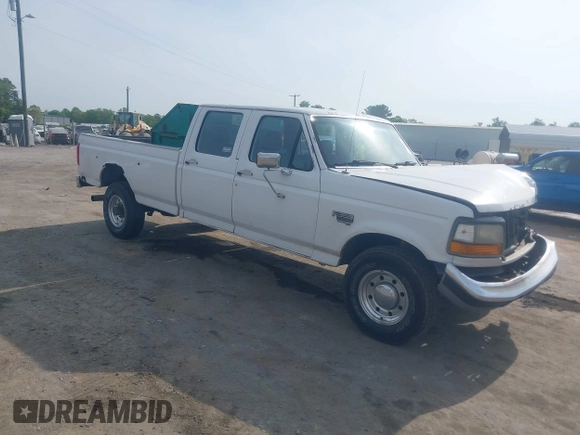 1996 Ford F-350 with VIN 1FTJW35F8TEA09134, listed as a IAAI auction lot 42120588 with 363,876 mi miles and . Bid and sale history available at DreamBid. Image 1.
