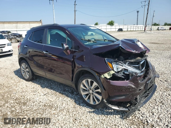 2017 Buick Encore Preferred z VIN KL4CJASB6HB257947, wystawiony jako Copart lot #60174095 z przebiegiem Nie podano mil oraz Szkoda całkowita • Salvage title. Historia ofert i sprzedaży dostępna na DreamBid. Obrazek 4.