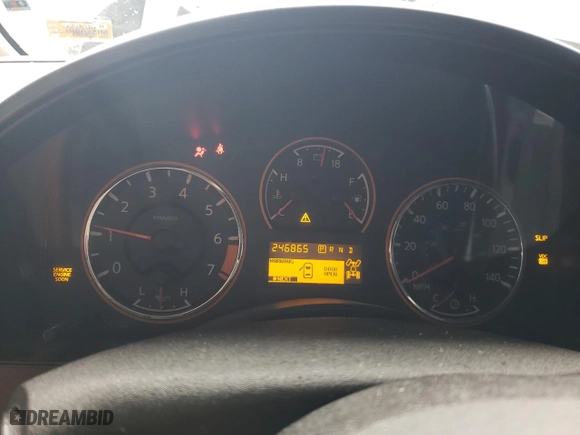 2010 Nissan Titan SE with VIN 1N6AA0EC3AN311489, listed as a Copart auction lot 80457624 with 246,865 mi miles and Salvage Title. Bid and sale history available at carsss.com. Image 9.