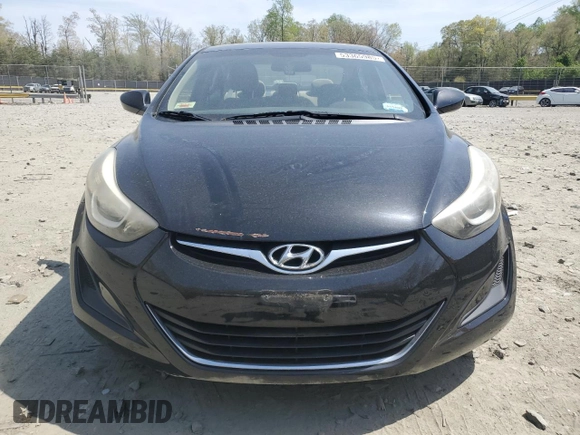 2016 Hyundai Elantra SE with VIN 5NPDH4AE7GH722008, listed as a Copart auction lot 53365985 with 67,181 mi miles and Salvage Title. Bid and sale history available at DreamBid. Image 5.
