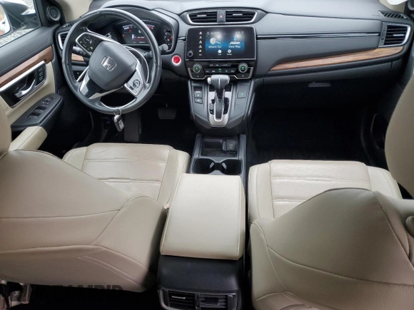 2019 Honda CR-V Touring with VIN 2HKRW2H91KH633732, listed as a Copart auction lot 52750975 with 58,642 mi miles and Salvage Title. Bid and sale history available at carsss.com. Image 8.