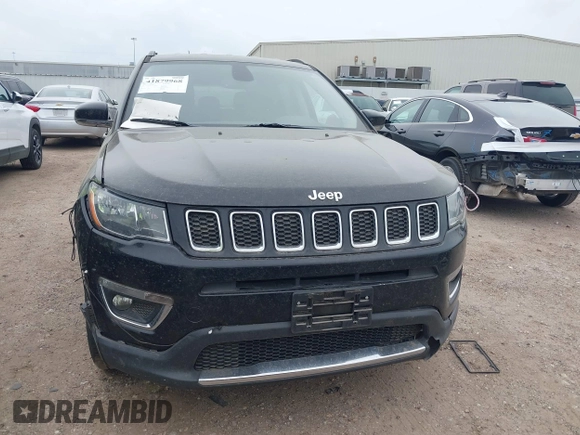 2019 Jeep Compass Limited с VIN 3C4NJDCB8KT666066, выставлен на аукционе IAAI как лот 41879968 с пробегом 89 777 миль миль и . История ставок и продаж доступна на DreamBid. Изображение 12.