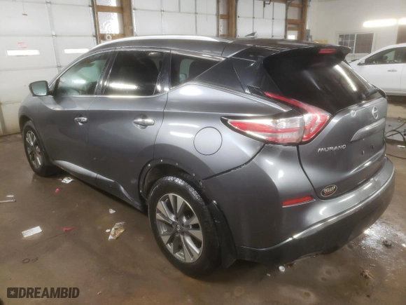 2015 Nissan Murano S with VIN 5N1AZ2MHXFN291572, listed as a Copart auction lot 80980374 with 171,996 mi miles and Salvage Title. Bid and sale history available at carsss.com. Image 2.