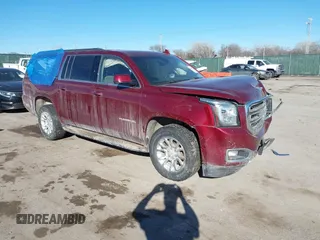 2019 GMC Yukon XL SLT with VIN 1GKS2GKC2KR343513, listed as a IAAI auction lot 41680722 with 116,518 mi miles and . Bid and sale history available at carsss.com. Image 1.