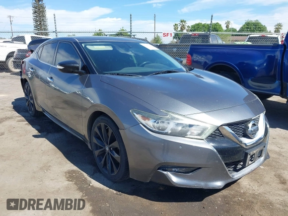 2017 Nissan Maxima S with VIN 1N4AA6AP2HC446604, listed as a IAAI auction lot 41997324 with 97,657 mi miles and . Bid and sale history available at DreamBid. Image 1.