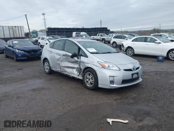2010 Toyota Prius II with VIN JTDKN3DU8A0150741, listed as a IAAI auction lot 41951981 with 75,474 mi miles. Bid and sale history available at carsss.com. Image 1.