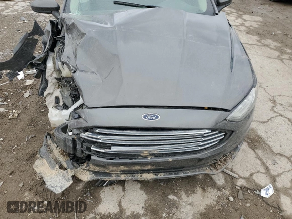 2017 Ford Fusion SE with VIN 3FA6P0HD2HR108909, listed as a Copart auction lot 50010495 with 57,613 mi miles and Salvage Title. Bid and sale history available at DreamBid. Image 12.