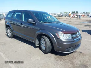 2015 Dodge Journey SE z VIN 3C4PDCAB1FT542983, wystawiony jako IAAI lot #42370164 z przebiegiem 90 413 mil mil oraz . Historia ofert i sprzedaży dostępna na DreamBid. Obrazek 1.