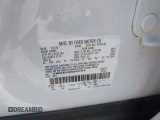 2022 Ford Explorer XLT with VIN 1FMSK8DH8NGA53766, listed as a IAAI auction lot 41588336 with 11,916 mi miles and . Bid and sale history available at DreamBid. Image 9.