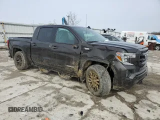 2021 GMC Sierra 1500 Elevation with VIN 3GTU9CET8MG300060, listed as a Copart auction lot 45880105 with 67,412 mi miles and Salvage Title. Bid and sale history available at DreamBid. Image 4.