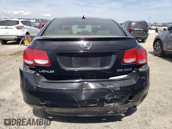 2009 Lexus GS 350 with VIN JTHBE96S790045651, listed as a Copart auction lot 48876985 with 182,511 mi miles and Salvage Title. Bid and sale history available at carsss.com. Image 6.