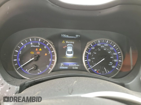 2014 Infiniti Q50 Sport with VIN JN1BV7AP4EM684889, listed as a Copart auction lot 47760535 with 83,528 mi miles and Salvage Title. Bid and sale history available at DreamBid. Image 9.