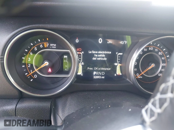2021 Jeep Wrangler Unlimited Sahara with VIN 1C4HJXEG9MW532302, listed as a IAAI auction lot 41646755 with 32,893 mi miles and . Bid and sale history available at DreamBid. Image 7.