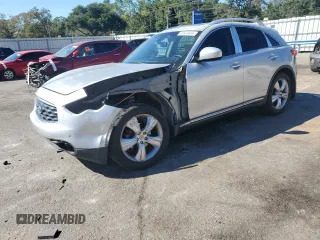 2010 Infiniti FX35 with VIN JN8AS1MU4AM800770, listed as a Copart auction lot 76324424 with 301,279 mi miles and Salvage Title. Bid and sale history available at carsss.com. Image 1.