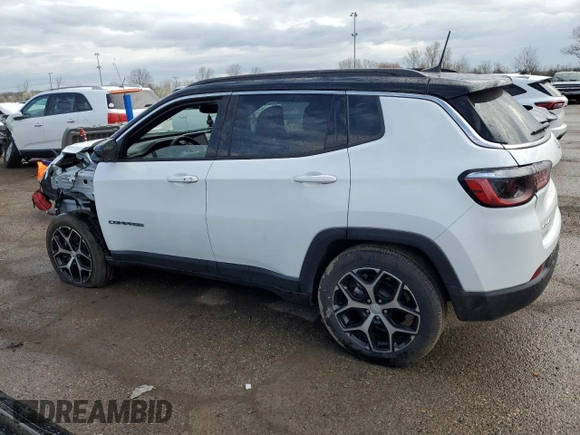 2024 Jeep Compass Limited с VIN 3C4NJDCN9RT136273, выставлен на аукционе Copart как лот 53324375 с пробегом 3 810 миль миль и Чистый • Clean title. История ставок и продаж доступна на DreamBid. Изображение 2.