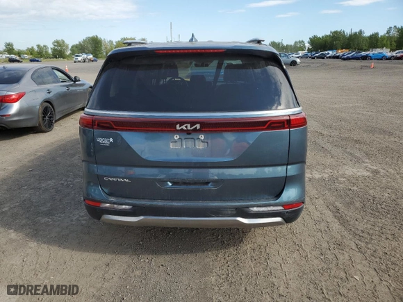 2023 Kia Carnival EX with VIN KNDNC5H31P6243106, listed as a Copart auction lot 70280094 with 14,198 mi miles and Salvage Title. Bid and sale history available at carsss.com. Image 6.