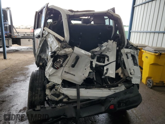 2025 Jeep Wrangler Sahara with VIN 1C4PJXEN0SW500555, listed as a Copart auction lot 83961344 with Not Provided miles and Salvage Title. Bid and sale history available at DreamBid. Image 6.