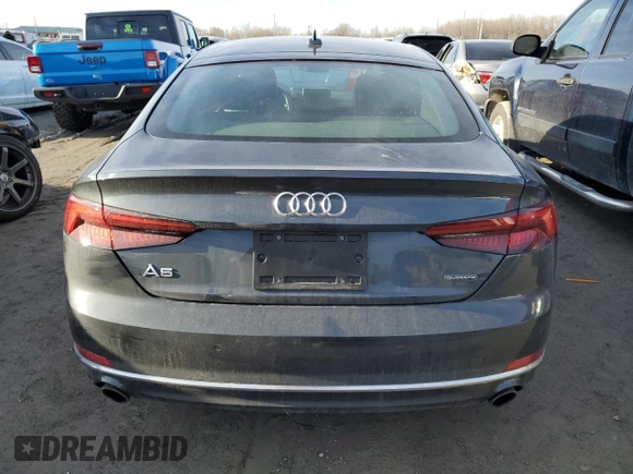 2019 Audi A5 Sportback Prestige with VIN WAUCNCF59KA068522, listed as a Copart auction lot 41499824 with 34,303 mi miles. Bid and sale history available at carsss.com. Image 6.