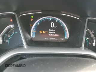 2019 Honda Civic Sedan EX with VIN 19XFC1F39KE210972, listed as a Copart auction lot 57703884 with 76,664 mi miles and Non Repairable. Bid and sale history available at carsss.com. Image 9.