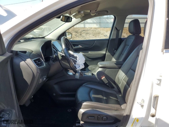 2020 Chevrolet Equinox Premier with VIN 2GNAXNEV7L6165449, listed as a Copart auction lot 47382675 with 73,261 mi miles and Non Repairable. Bid and sale history available at carsss.com. Image 7.