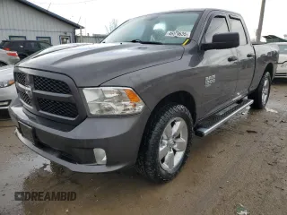 2019 Ram 1500 Tradesman z VIN 1C6RR7FGXKS542649, wystawiony jako Copart lot #46579635 z przebiegiem 114 264 mil mil oraz Szkoda całkowita • Salvage title. Historia ofert i sprzedaży dostępna na DreamBid. Obrazek 1.