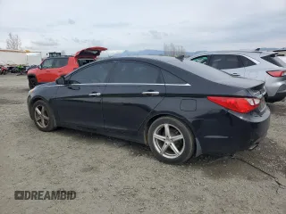 2012 Hyundai Sonata Limited with VIN 5NPEC4AB7CH411987, listed as a Copart auction lot 47924155 with 163,430 mi miles and Salvage Title. Bid and sale history available at carsss.com. Image 2.
