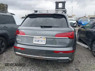 2023 Audi Q5 S line Premium with VIN WA1GAAFY0P2137785, listed as a IAAI auction lot 41453723 with 1 mi miles. Bid and sale history available at carsss.com. Image 17.