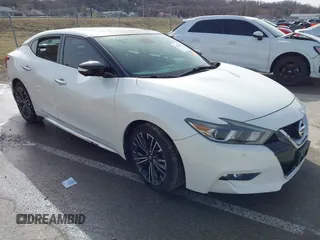 2016 Nissan Maxima SV z VIN 1N4AA6AP5GC397980, wystawiony jako IAAI lot #41740531 z przebiegiem 158 460 mil mil oraz . Historia ofert i sprzedaży dostępna na DreamBid. Obrazek 1.