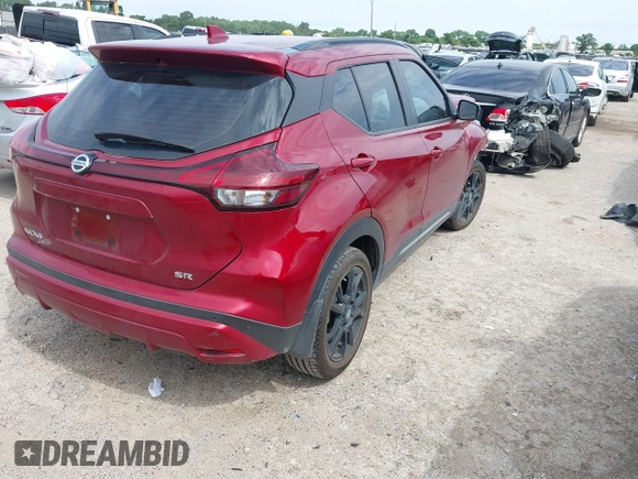 2021 Nissan Kicks SR z VIN 3N1CP5DV4ML565827, wystawiony jako IAAI lot #42369030 z przebiegiem 25 681 mil mil oraz . Historia ofert i sprzedaży dostępna na DreamBid. Obrazek 4.