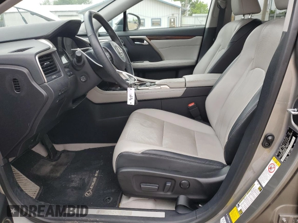 2017 Lexus RX 350 z VIN 2T2BZMCA8HC055917, wystawiony jako Copart lot #57641945 z przebiegiem 114 036 mil mil oraz Szkoda całkowita • Salvage title. Historia ofert i sprzedaży dostępna na DreamBid. Obrazek 7.