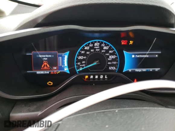 2017 Ford C-Max Energi SE with VIN 1FADP5EU3HL102060, listed as a Copart auction lot 44784654 with 88,088 mi miles. Bid and sale history available at carsss.com. Image 9.