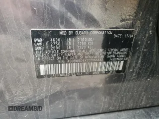 2025 Subaru Legacy Premium с VIN 4S3BWAD6XS3004442, выставлен на аукционе Copart как лот 60641045 с пробегом 19 768 миль миль и Списание • Salvage title. История ставок и продаж доступна на DreamBid. Изображение 12.