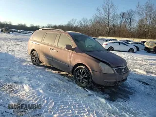 2014 Kia Sedona EX with VIN KNDMH4C73E6558679, listed as a Copart auction lot 89260495 with 125,475 mi miles and Salvage Title. Bid and sale history available at carsss.com. Image 14.