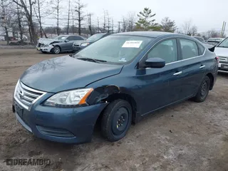 2014 Nissan Sentra SV with VIN 3N1AB7AP2EY305860, listed as a IAAI auction lot 41281860 with 123,412 mi miles. Bid and sale history available at carsss.com. Image 2.