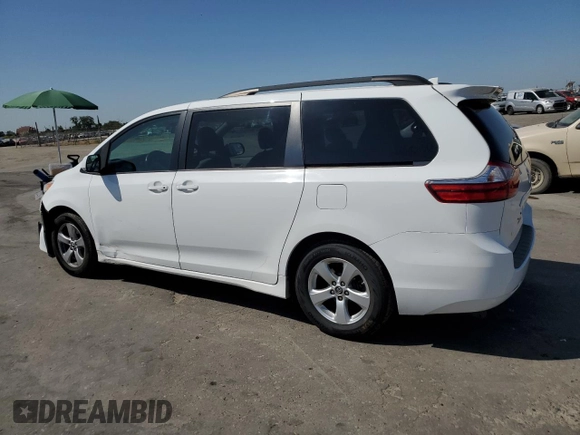 2018 Toyota Sienna LE Auto Access Seat with VIN 5TDKZ3DCXJS916445, listed as a Copart auction lot 62831275 with 104,859 mi miles and Salvage title. Bid and sale history available at DreamBid. Image 2.