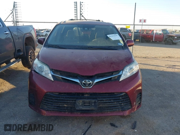 2018 Toyota Sienna LE Auto Access Seat with VIN 5TDKZ3DC2JS902975, listed as a IAAI auction lot 41313115 with 120,808 mi miles. Bid and sale history available at carsss.com. Image 12.