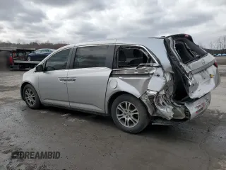 2011 Honda Odyssey EX-L with VIN 5FNRL5H63BB098661, listed as a Copart auction lot 52566345 with 177,071 mi miles and Salvage Title. Bid and sale history available at DreamBid. Image 2.